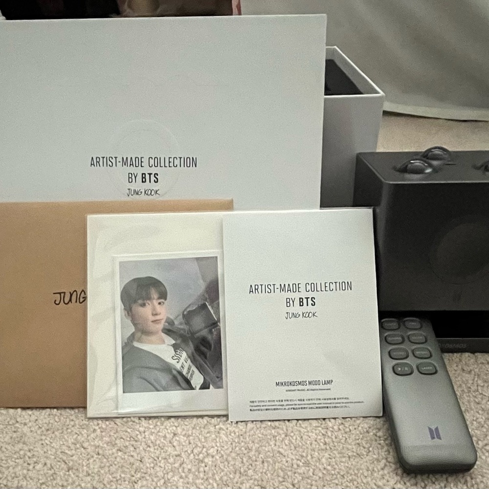 BTS Jung Kook Mikrokosmos Mood Lamp Artist Made Collection
